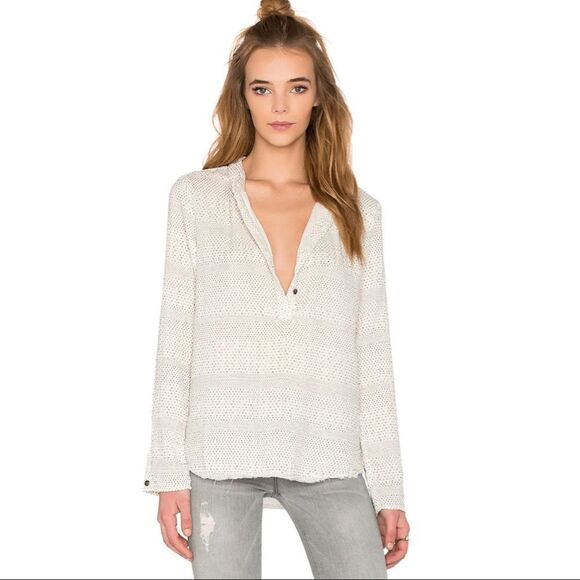 Current Elliott Women's AnnaBelle Popover Blouse - Picture 1 of 12